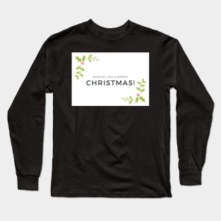 Christmas Card Long Sleeve T-Shirt